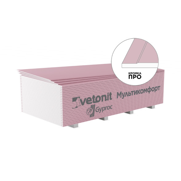 Звукоизоляционная плита Gyproc Мультикомфорт, 2500 x 1200 x 12,5 мм