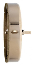 Сверло алмазное по керамике и стеклу Сибртех 72736, 130х55 мм, центрующее сверло, шестигранный хвостовик