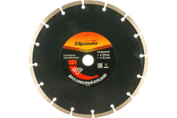 Диск отрезной алмазный сегментный Sparta 731155, 230х2,0х22 мм, бетон, кирпич, камень, сухой рез