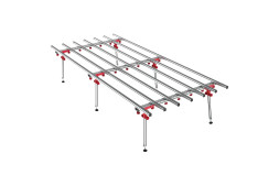 Стол рабочий Diam EX-360 600125, 3600х1500х720 мм, для крупноформатных плит, алюминиевый