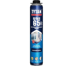 Пена монтажная профессиональная Tytan Professional Uni65 winter, зимняя, 750 мл