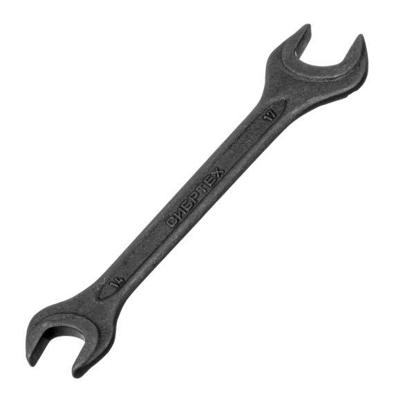 Ключ рожковый Сибртех 14327, 14 х 17 мм, CrV, фосфатированный