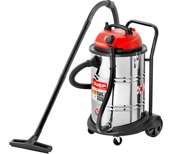 Пылесос промышленный Зубр ПУ-60-1400 М4, 1400Вт