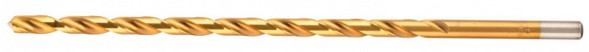 Сверло по металлу Matrix 714310, 10,0х230х300 мм, HSS, Р4М4Х2, покрытие нитридтитан, цилиндрический хвостовик
