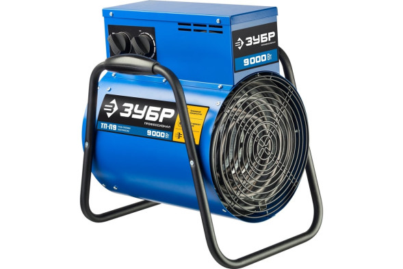 Пушка тепловая электрическая Зубр Профессионал ТП-П9, 9,0 кВт, 380В, круглая