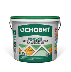 Затирка эластичная Основит Плитсэйв XC6 E, цвет серебро 024, 2 кг