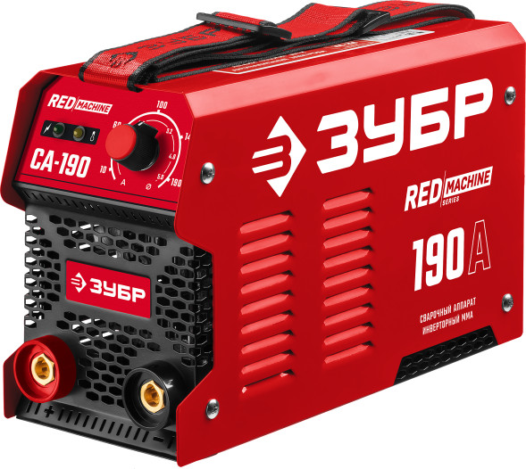 Сварочный аппарат инверторный Зубр Red Machine CA-190 ММА 190А