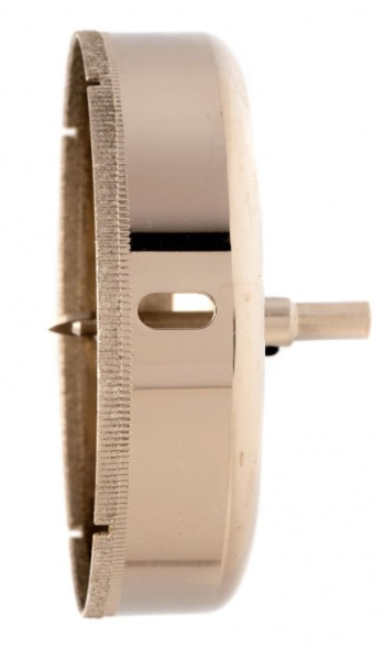 Сверло алмазное по керамике и стеклу Сибртех 72734, 110x55 мм, центрирующее сверло, шестигранный хвостовик