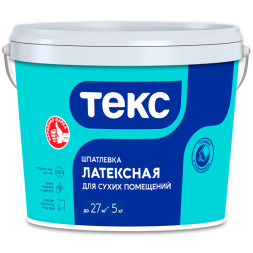 Шпатлевка Текс Латексная для внутренних работ, 16 кг