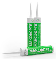 Герметик виброакустический силиконовый Максфорте, цвет белый, 280 мл