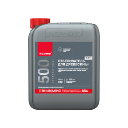 Отбеливатель для древесины Neomid 500, концентрат 1:1, 24 кг