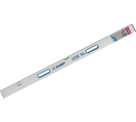 Правило - уровень Зубр Эксперт 1075-1.5_z01, 150 см, 2 глазка, 2 ручки