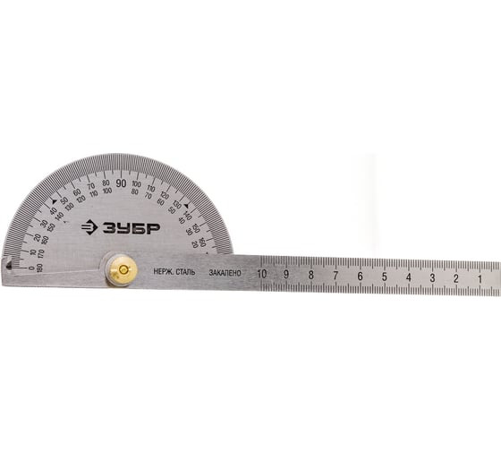 Транспортир Зубр Эксперт 34292_z01, нержавеющая сталь