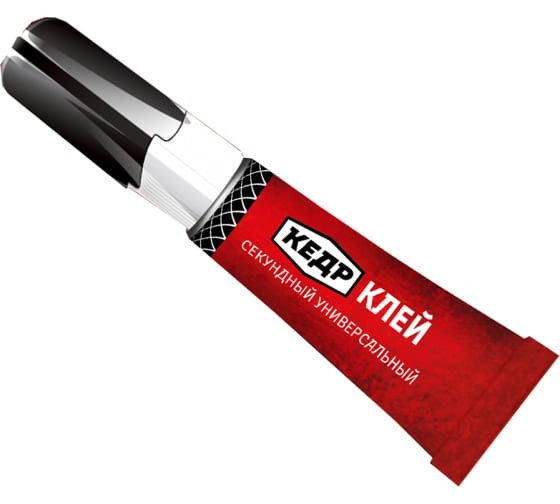 Клей секундный универсальный Кедр, 3 гр