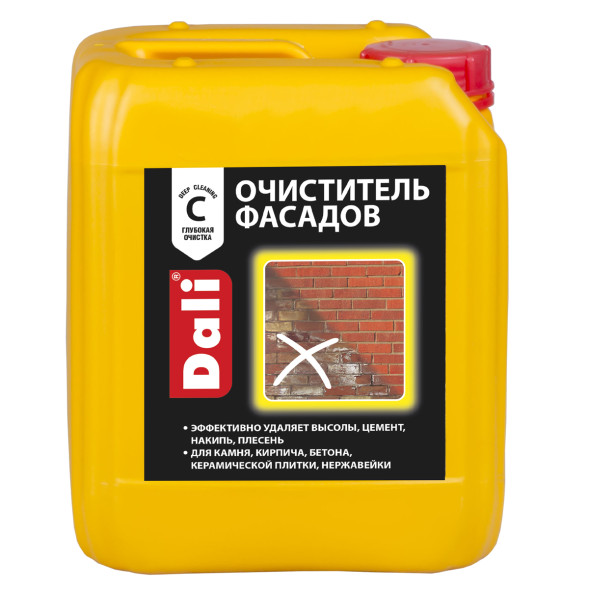 Очиститель фасадов для минеральных поверхностей Dali, бесцветный, 5 л