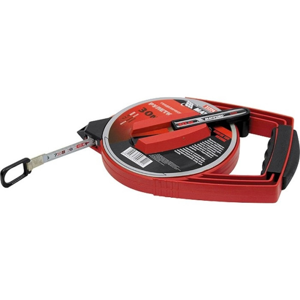 Рулетка геодезическая Matrix Master 31226, 50 м х 12,5 мм, стальная лента, закрытый корпус