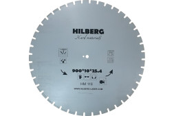 Диск отрезной алмазный сегментный Hilberg Hard Materials Laser HM118, 900х5,5х25,4 мм, армированный бетон, камень, мокрый рез