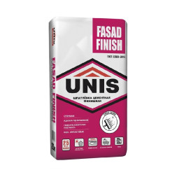 Шпатлевка цементная Unis Fasad Finish, 20 кг
