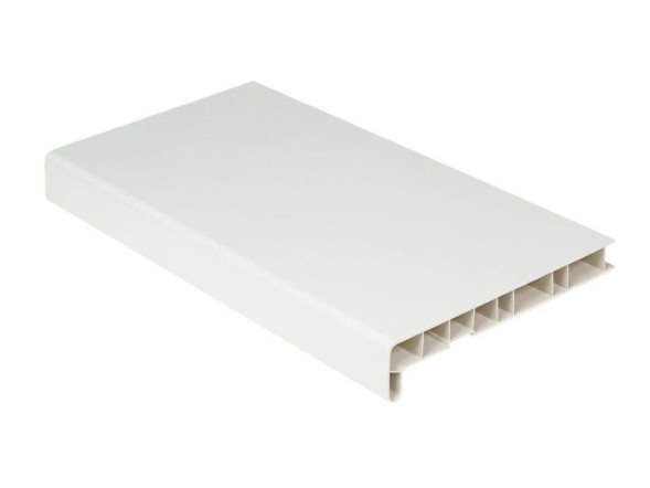 Подоконник ПВХ Витраж B-40, 600мм х 6,0 м, цвет белый
