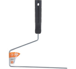 Ручка для валика оцинкованная Зубр 05683-24 с пластиковой ручкой, 6х240 мм