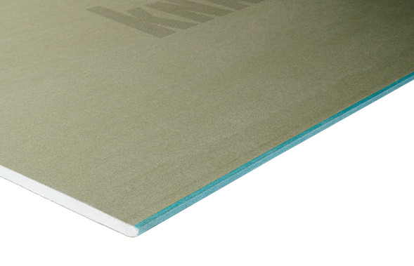 Гипсокартонный Кнауф-лист Аквамарин повышенной влагостойкости, 2500х1200х12,5 мм