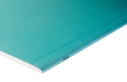Гипсокартонный Кнауф-лист Аквамарин повышенной влагостойкости, 2500х1200х12,5 мм