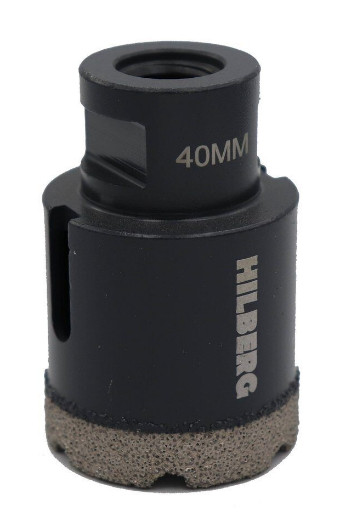 Коронка алмазная по керамике и граниту Hilberg Super Hard HH640, 40x35 мм, М14