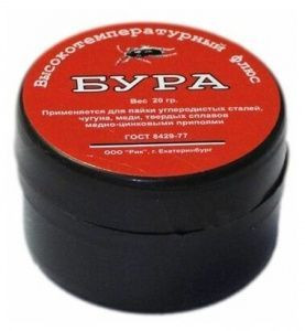 Флюс бура Векта 40316, пластиковый флакон, 20 мл