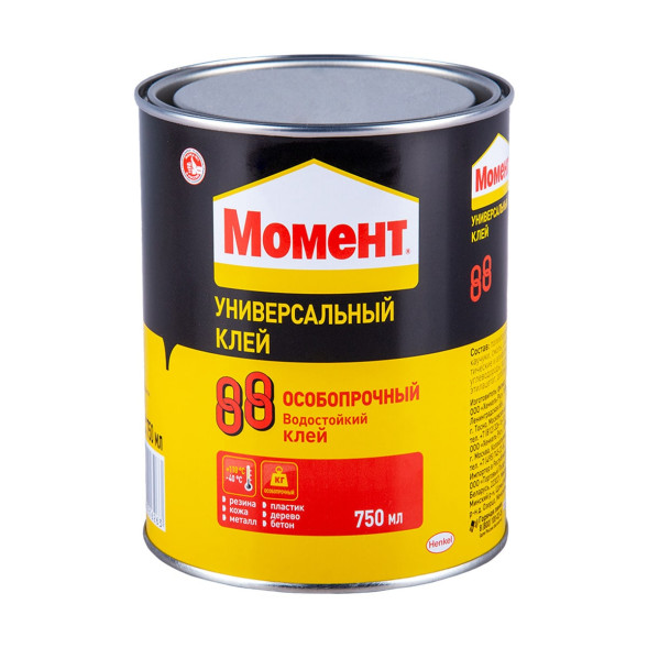 Клей универсальный Момент Особопрочный 88, водостойкий, 750 мл