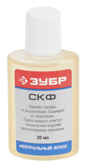 ФлюсСКФ Зубр 55478-030, пластиковый флакон, 30 мл