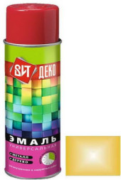 Эмаль аэрозольная универсальная Вит Деко, красная, глянцевая, 520 мл