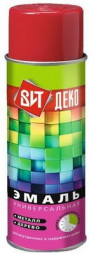 Эмаль аэрозольная универсальная Вит Деко, красная, глянцевая, 520 мл