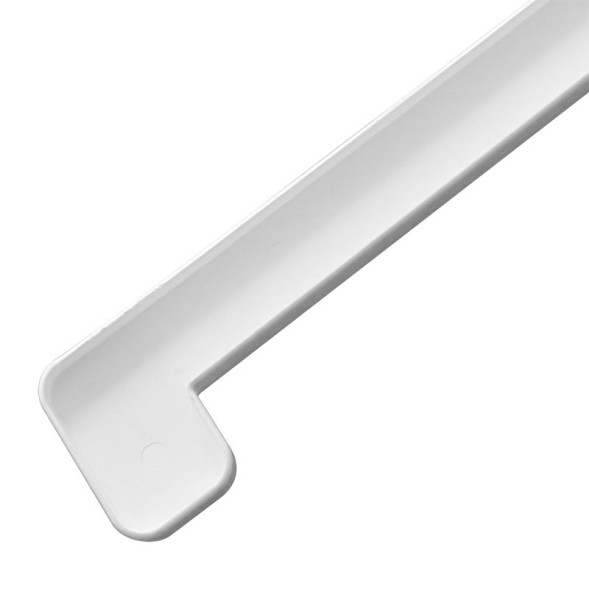 Соединитель для подоконников ПВХ, цвет белый