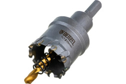 Коронка по металлу Denzel 724011, 35 х 28 мм, твердосплавная, М6, шестигранный хвостовик