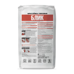 Шпатлевка гипсовая Unis Блик, 18 кг