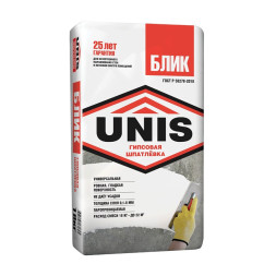 Шпатлевка гипсовая Unis Блик, 18 кг