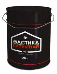 Мастика битумная МГХ-Г Грида, для внешней изоляции, 21 кг, ведро