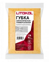 Губка синтетическая Litokol 128G для уборки эпоксидной и цементной затирки