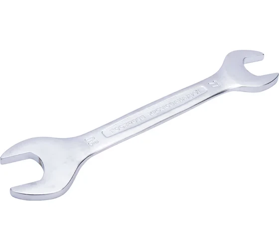 Ключ рожковый Зубр 27010-27-30, 27х30 мм, хромированный, CrV