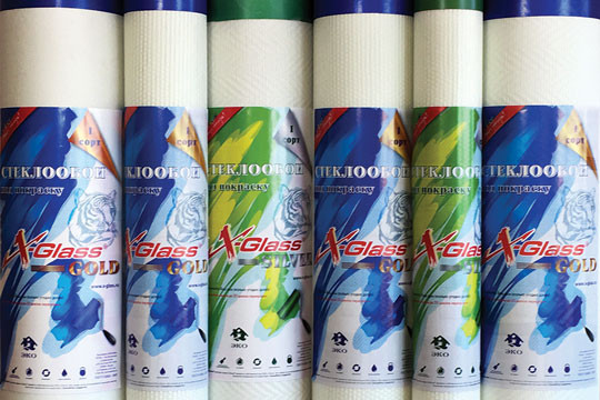 Стеклообои под покраску X-Glass Gold Рогожка средняя, 1х50 м