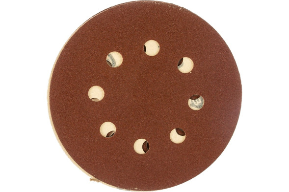 Круг абразивный Зубр Мастер 35562-125-100 под липучку, D=125 мм, P100, упаковка 5 штук