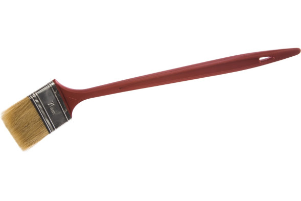 Кисть радиаторная Stayer 0110-75, 3,0&amp;quot; (75мм), натуральная щетина, пластиковая ручка