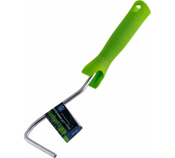 Ручка для мини-валика оцинкованная Сибртех 80576 с пластиковой ручкой, 6х100х360 мм