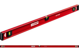 Уровень строительный усиленный Зубр Двутавр 4-34583-150 тип Рельс, 1500 мм, 3 глазка, 1 поворотный