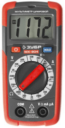Мультиметр универсальный Зубр, MX-804 59804