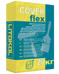 Гидроизоляция Litokol Coverflex цементная, 20 кг