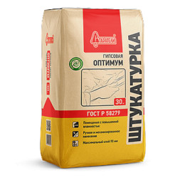 Гипсовая штукатурка Старатели Оптимум, 30 кг