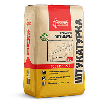 Гипсовая штукатурка Старатели Оптимум, 30 кг