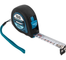 Рулетка Gross Ergonomisch 31105, 10 м х 25 мм, обрезиненный корпус, зацеп с магнитом