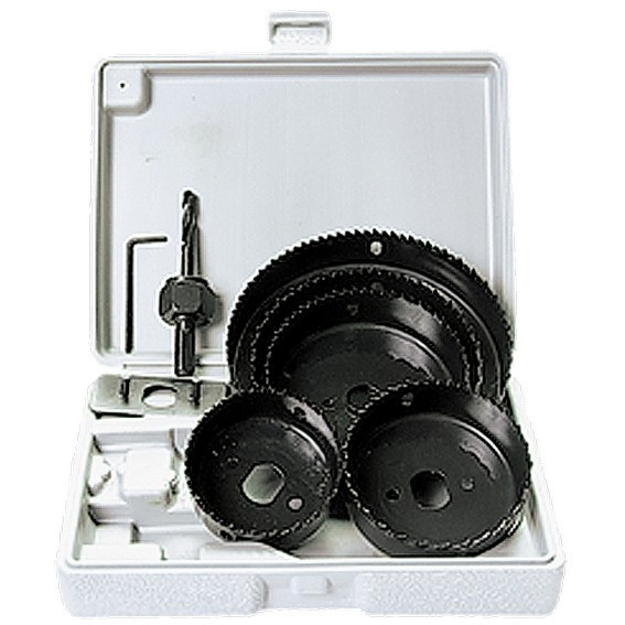 Набор кольцевых пил по дереву Matrix 704715, 64-127 мм, 8 штук